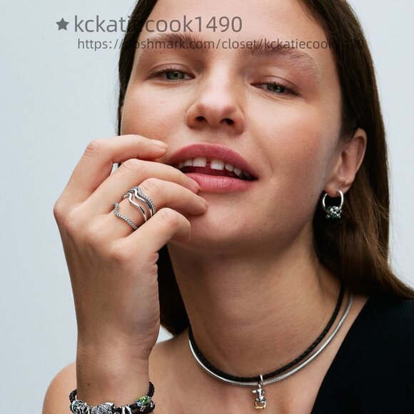 Pandora Two-tone Movable Monkey Dangle Charm - Picture 5 of 5